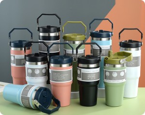 Thermos Coffee Tumbler With Leak-proof Lid
