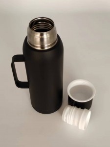 Travel Vacuum Flask With Stainless Steel Handle