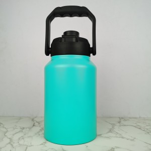 metal thermos flask